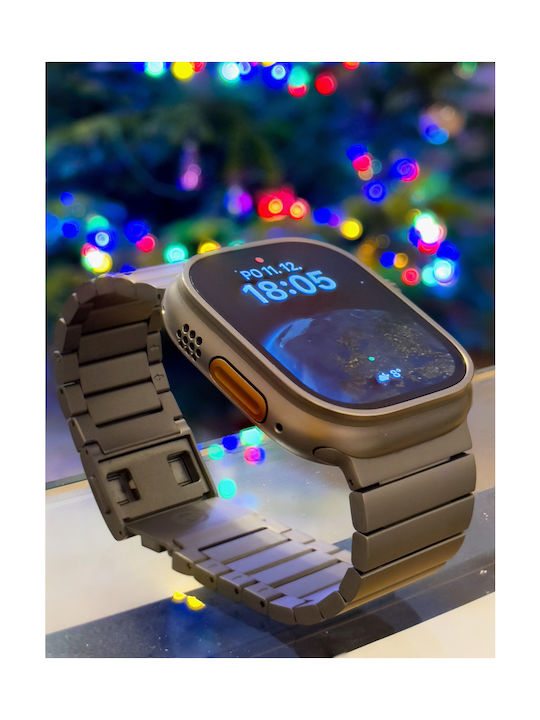 Mobile Origin Armband Rostfreier Stahl Silber (Apple Watch 44/45/46mm/Ultra 49mm)