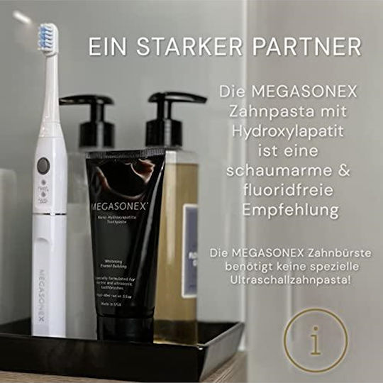 Megasonex Zahnpasta Ohne Fluorid für Aufhellung 80ml