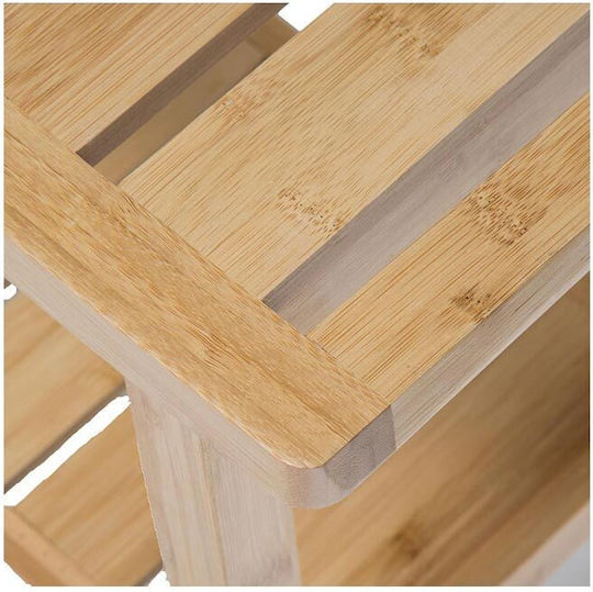 Σκαμπό Κουζίνας Ξύλινο Καφέ 25.2x39.5x46εκ.