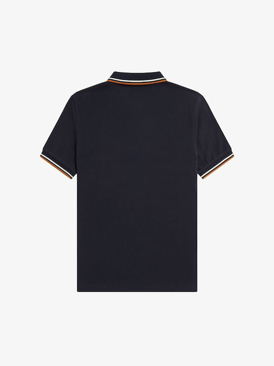 Fred Perry Ανδρική Μπλούζα Polo Navy Μπλε