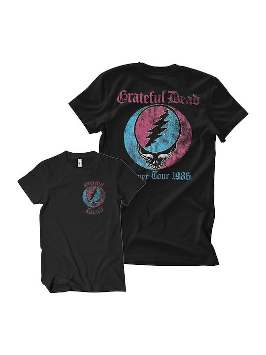 Paperinos Grateful Dead T-shirt Black Cotton