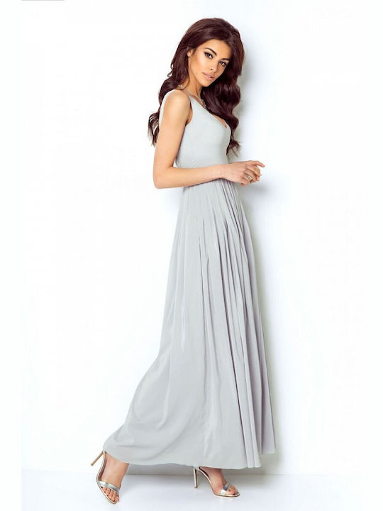 Ivon Maxi Dress for Wedding / Baptism Gray