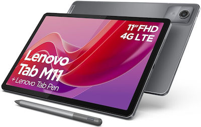 Lenovo Tab M11 11" with WiFi & 4G (4GB/128GB) Luna Grey