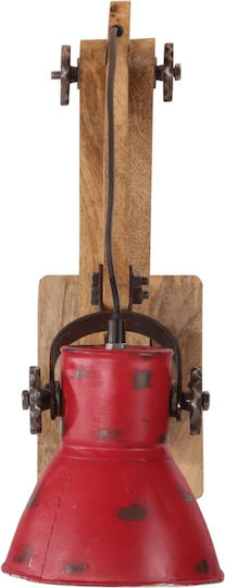 vidaXL Lamp Wall with Socket E27 Bronze 20x20x20cm