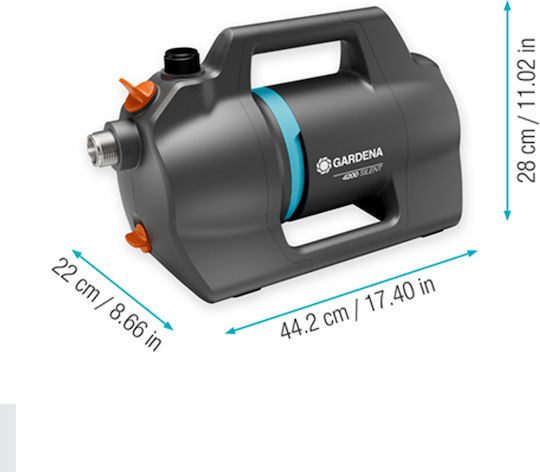 Gardena Silent Electric Surface Water Pump 600W