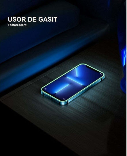 0.2mm Ματ Tempered Glass Λευκό (iPhone 15)