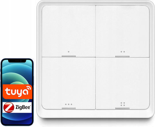 Smart Smart Switch 4 Καναλιών ZigBee