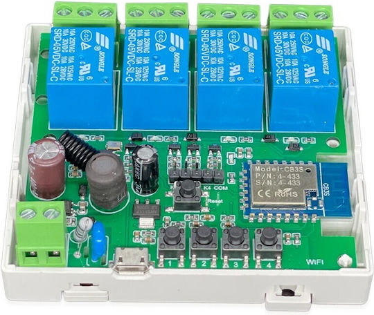 Aubess Smart Switch 4 Channels Wi-Fi & RF