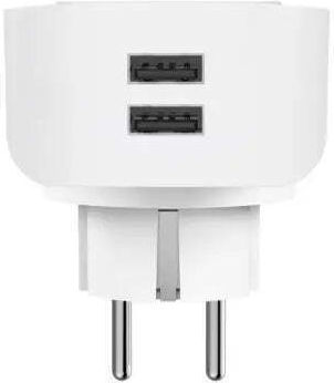 HAMA Steckdosenleiste 2 Positionen mit 2 USB-A