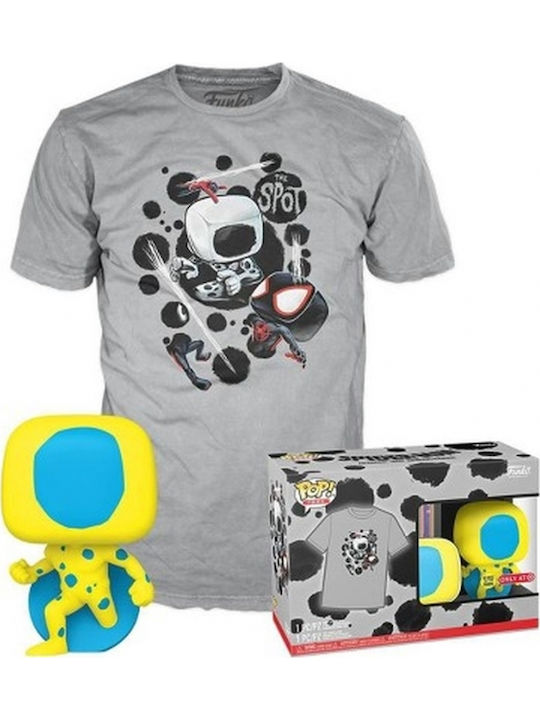 Funko Pop Tee Adult Marvel Spider-man Across Spider-verse Spot Blacklight Special Edition Glows In Dark Bobble-head Vinyl Figure T-shirt M 889698783347 Funko Pop Tee Adult Marvel Spider-man Across Spider-verse Spot Blacklight Special Edition Glows In Dark Bobble-head Vinyl Figure T-shirt M 889698783347