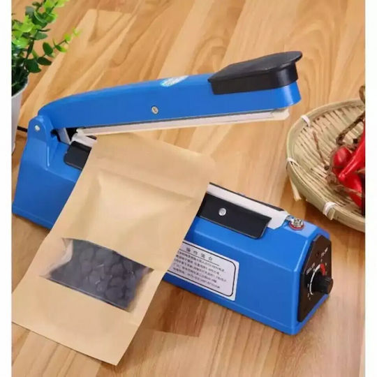 Dispozitiv de sigilare pentru pungi de alimente 40x13x7.5cm Albastru