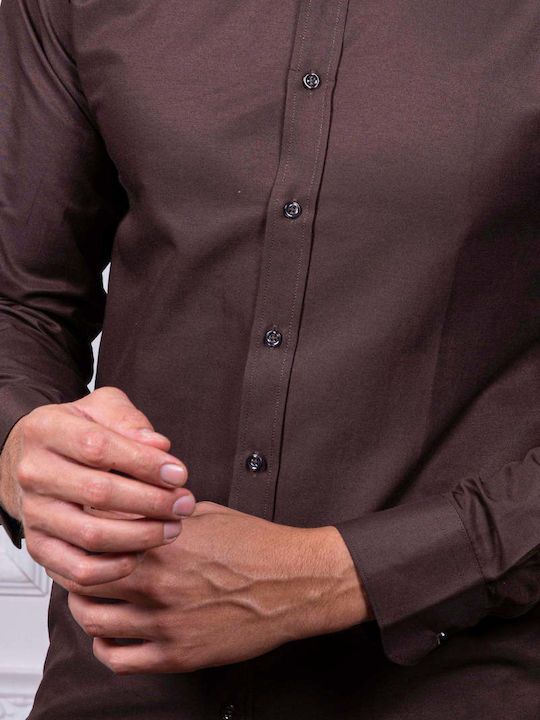 Regular Fit Brown Shirt 0427-1029-5062-BROWN