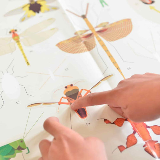 Poppik Großes Poster 44 Aufkleber - Insekten