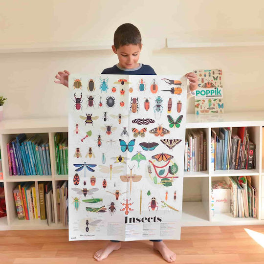Poppik Großes Poster 44 Aufkleber - Insekten