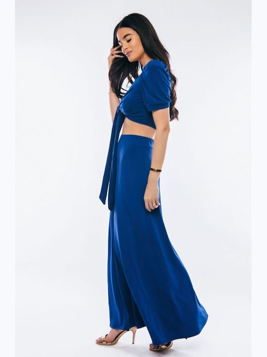 BelleFille Envelope Skirt Blue