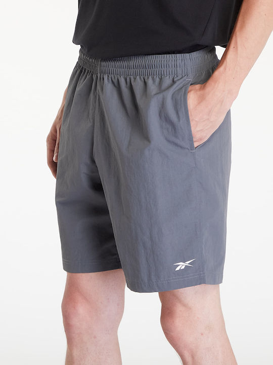 Reebok Pantaloni scurți sport bărbați Grey