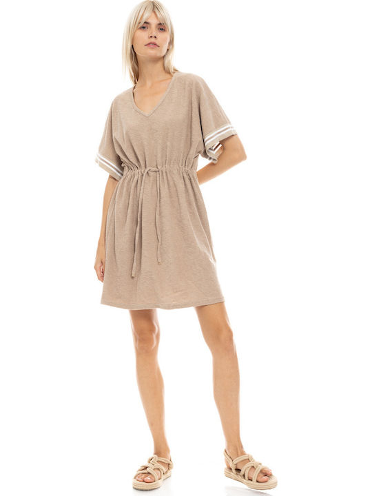 Women's Beachdress Pink Label Dress Skin Regular Fit Cotton