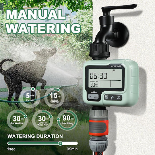 Irrigation Programmer Faucet Battery with Electrovane 1 Output