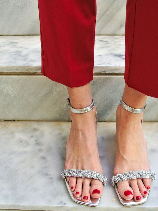 Sandalen Silber