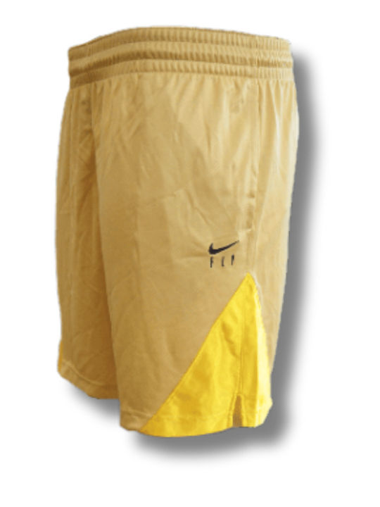 Women's Activewear Shorts Dri-Fit Sesame Vivid Sulfur Black DH7363 252
