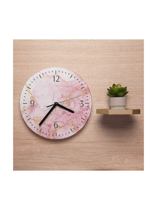 ArtGraphix Wall Clock Pink Ø30cm