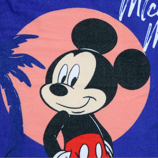 Disney Mouse Poncho de plajă pentru copii Mickey Albastru