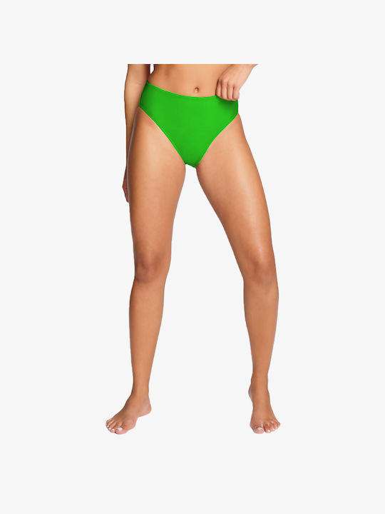 Puma Bikini Slip Ψηλόμεσο Fluo Green