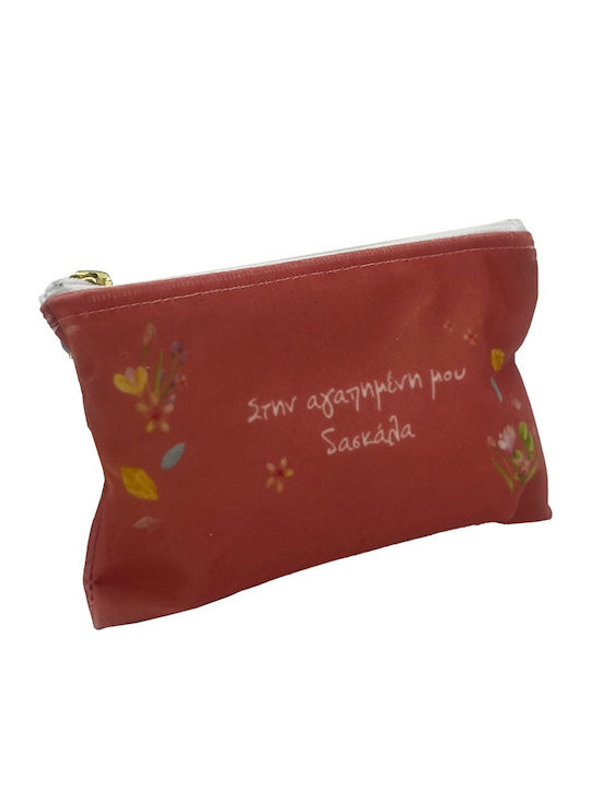 Necessaire in Rot Farbe