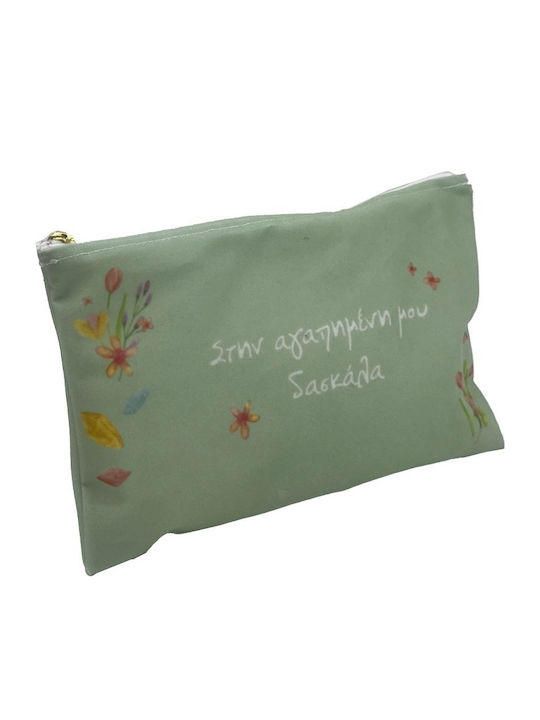 Necessaire in Grün Farbe