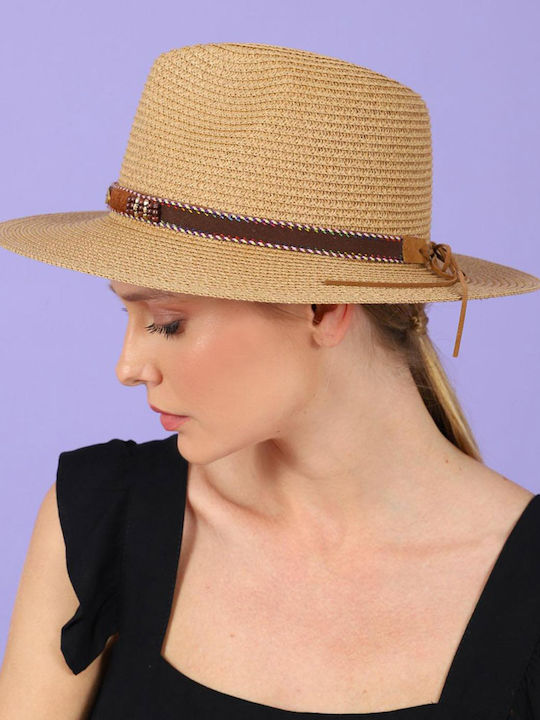 Doca Fabric Women's Hat Brown