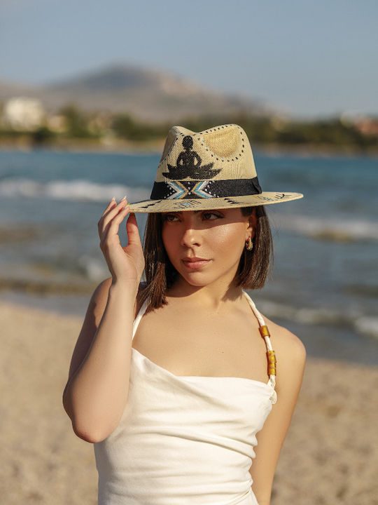 LiebeQueen Frauen Stoffartig Hut Beige