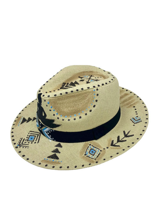 LiebeQueen Frauen Stoffartig Hut Beige