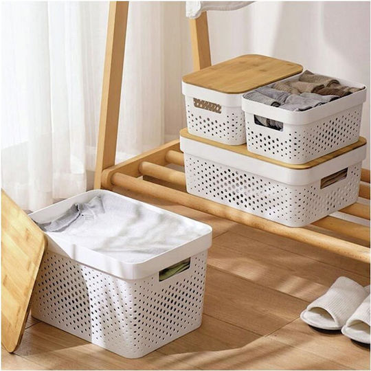 Confortime Wooden Storage Box with Lid