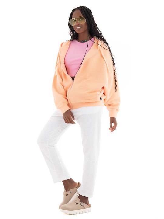 Dirty Laundry Women's Hooded Sweatshirt Peach