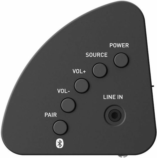 Majority Snowdon Soundbar 2.1 Bluetooth 120W με Τηλεχειριστήριο Μαύρο