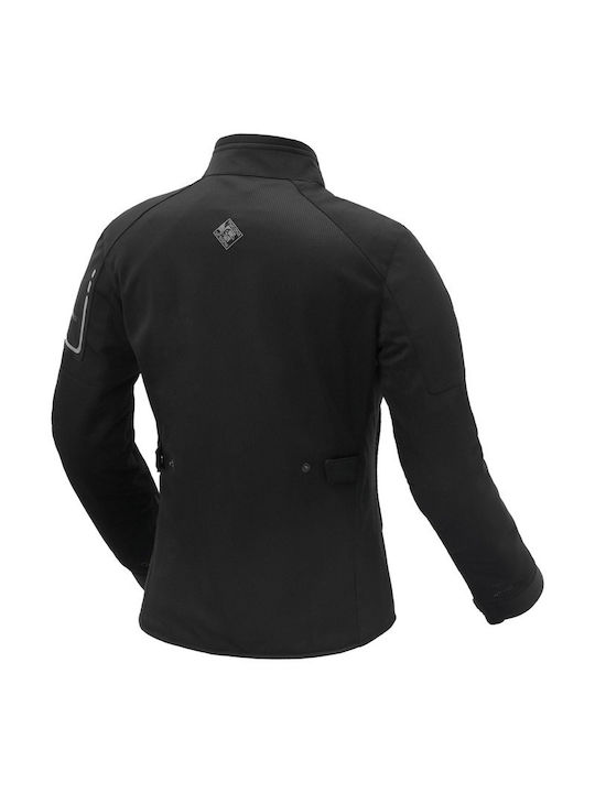 Tucano Urbano Vară Femeiesc Jachetă de Motocicletă Softshell Negru