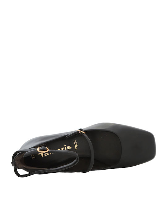 Pumps mit Riemchen Schwarz