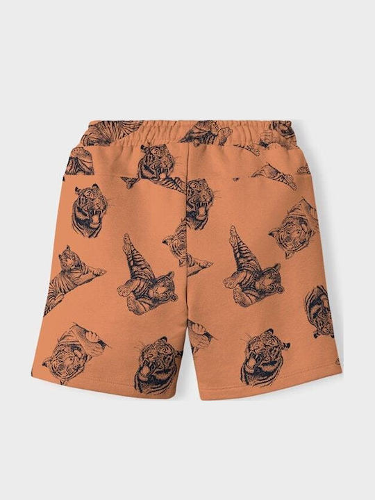 Kinder-Shorts/Bermudas Stoff Kaffee