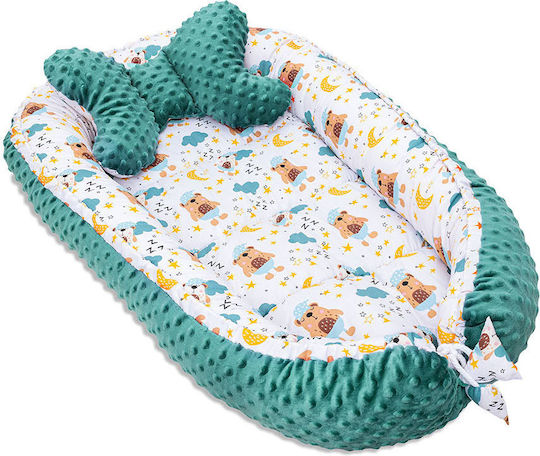 Maboo Baby Nest Emerald 50x90cm Maboo Baby Nest Emerald 50x90cm