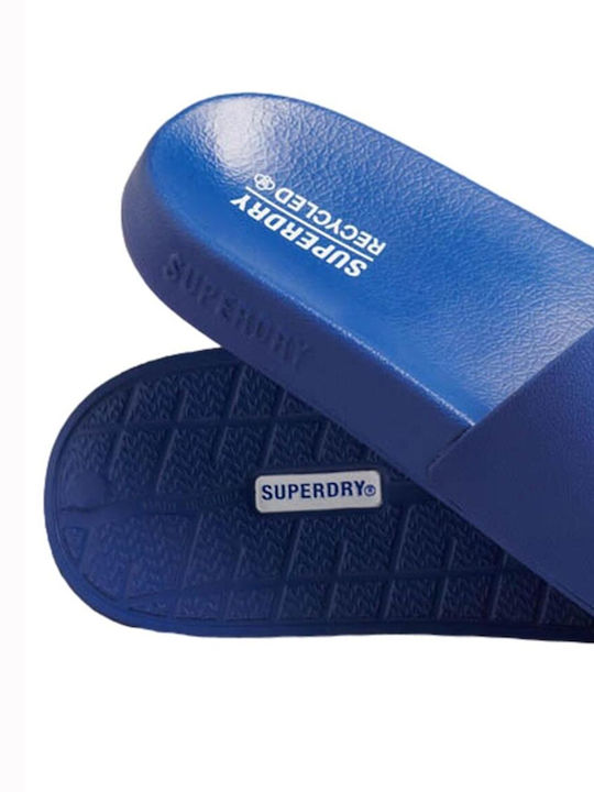 Superdry Code Logo Vegan Herren-Sandalen Blau