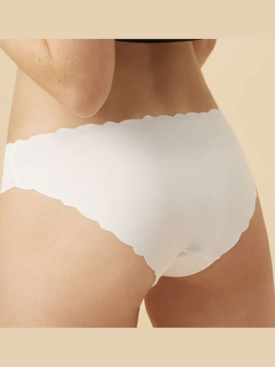 Γυναικεία Slip 3Pack χωρίς Ραφές Λευκο-μαυρο-μπεζ