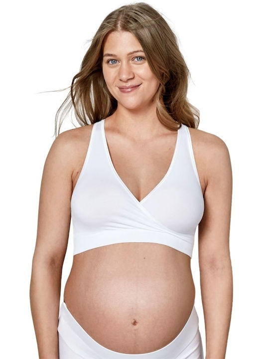 Medela Keep Cool Maternity & Nursing Bra with Clips White