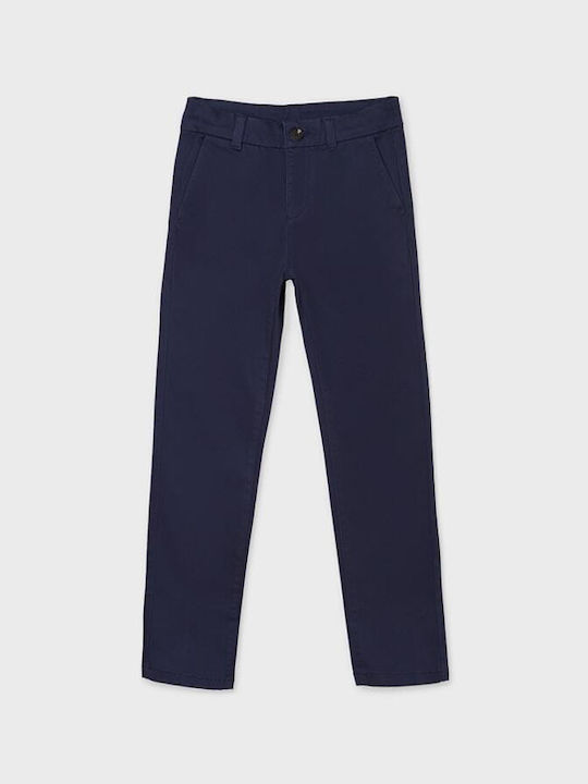 Mayoral Kids Trousers dark blue Μακρύ