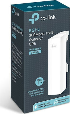 TP-LINK CPE510 v3 Access Point Wi‑Fi 4 Single Band (5GHz) for Outdoor installation White