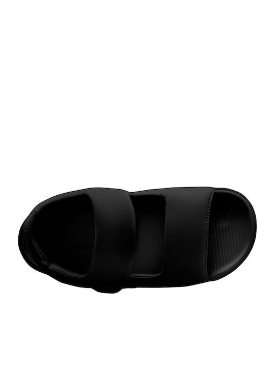 Calmnike Sandals Women's Flat Sandals in Black Color