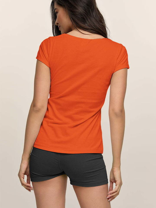 Bodymove Damen Sport T-Shirt orange