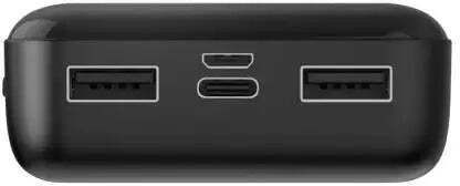 HAMA Eco Power 10 10000mAh cu 2 Porturi USB-A și Port USB-C Negru
