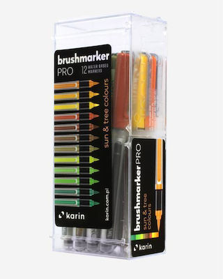 Set of Karin BrushmarkerPRO 12 Sun and Tree Colours