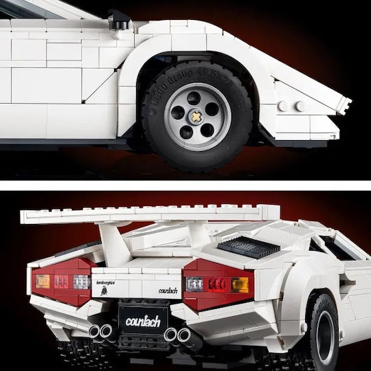 LEGO Icons Lamborghini Countach 5000 Quattrovalvole For 18+ Years 1506 Pieces