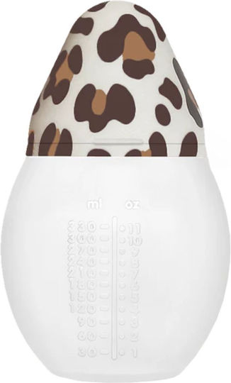 Elhee Plastic Baby Bottle Anti-Colic with Silicone Nipple Animal Print 330ml